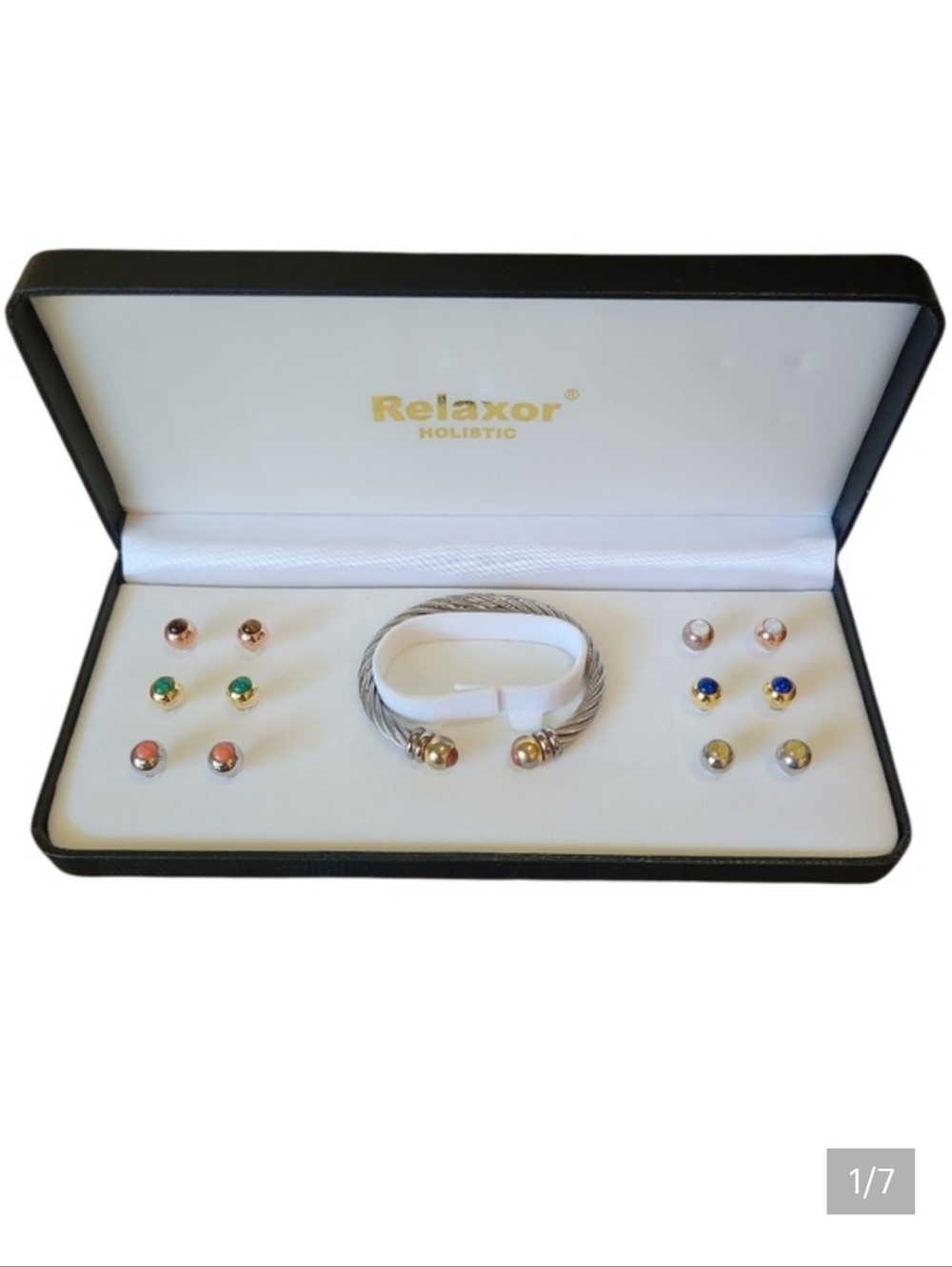 Relaxor Holistic magnetic biofashion therapy bracelet set